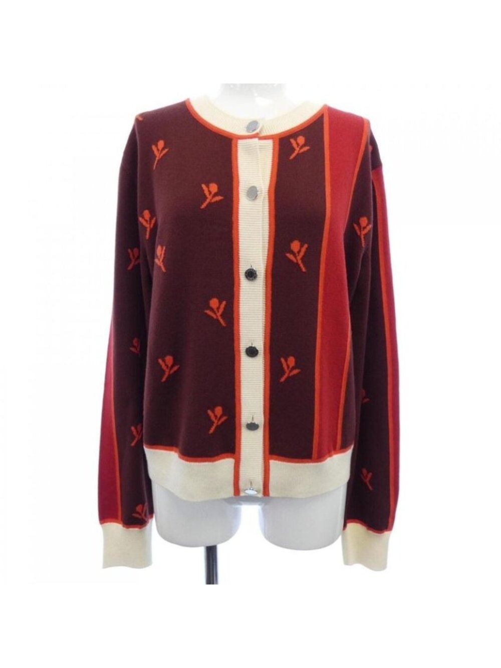 Hermes Etriers 4 E2722 D5 Cardigan - Picture 2 of 7